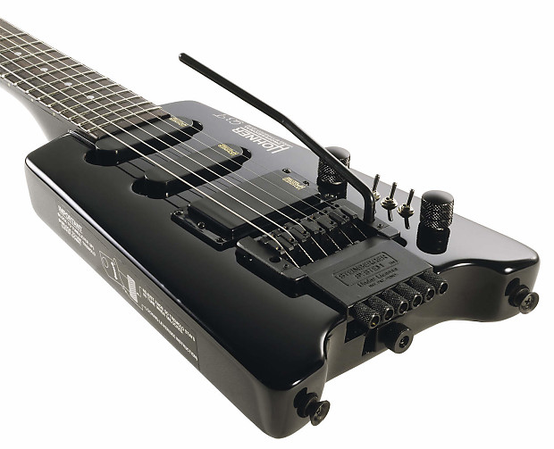 Hohner G3T Headless Guitar with Steinberger Tremelo in Black