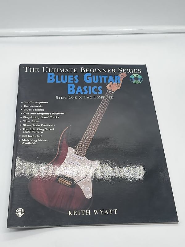 The Ultimate Beginner Series Blues Guitar Basics Steps One and Two Combined Instruction Tab Book with CD image 1