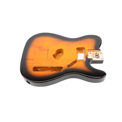 AE Guitars® T-Style Alder Replacement Guitar Body 2 Tone Sunburst image 1