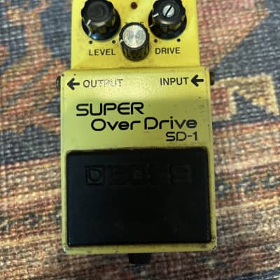 BOSS SUPER Over Drive SD-1 日本製　1988年製 Boss SD-1 Super Overdrive 1981 - 1988 Made In Japan | Reverb