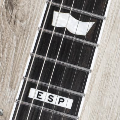 ESP E-II Eclipse Guitar, EMG 57TW / 66TW Pickups, Buckeye Burl Blue Natural Fade image 20