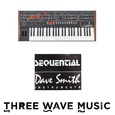 Dave Smith Instruments Sequential Prophet-6 - 6-Voice Polyphonic Analog Synthesizer [Three Wave M]
