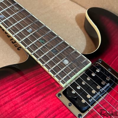 Fender Special Edition Custom Telecaster Red Burst Electric Guitar FMT image 7