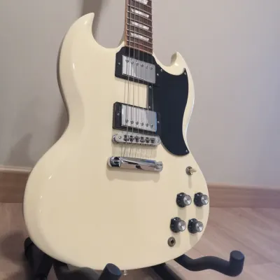 2010 Gibson 61' SG Reissue Vintage White image 3
