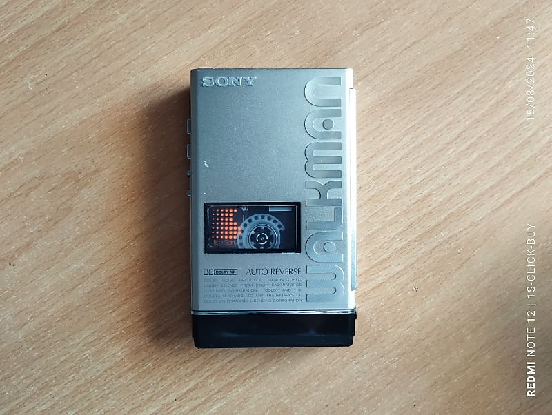 Sony Wm 103 1987 - Sony Walkman Cassette Player Wm 103 Silver 