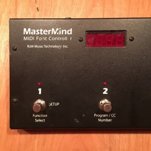 RJM Mastermind MIDI Foot Controller | Reverb
