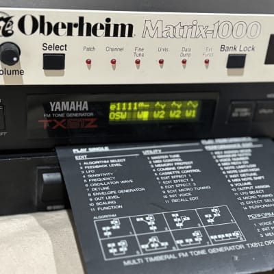 Buy used Yamaha TX81Z Rackmount FM Tone Generator 1987 - 1988 - Black