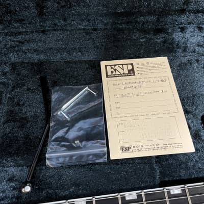ESP E-II Horizon-III FM/FR Lefty in Black Cherry Fade with ESP Case image 21