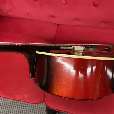 Framus 5/53-59 Archtop Guitar with Pickup Sunburst with Case image 13