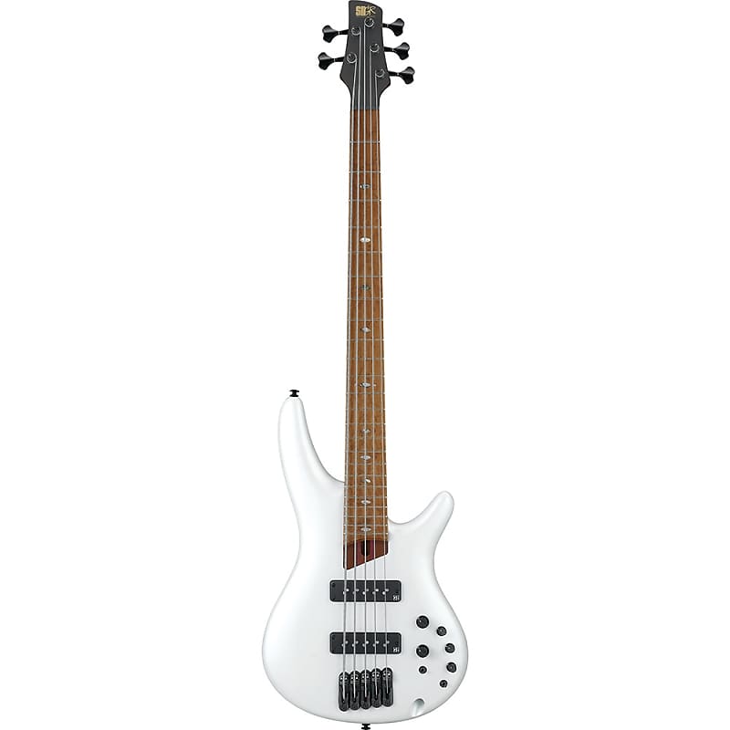 Ibanez SR1105B-PWM Soundgear Premium 5-String Bass Pearl White Matte 2020 image 1