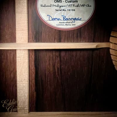 Bourgeois OMS-42 Custom - Sinker Redwood & Madagascar Rosewood image 23