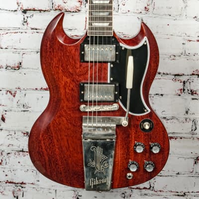 Gibson - Custom 1964 SG Standard Reissue - Electric Guitar w/ Maestro Vibrola VOS - Cherry Red - w/ Hardshell Case image 1