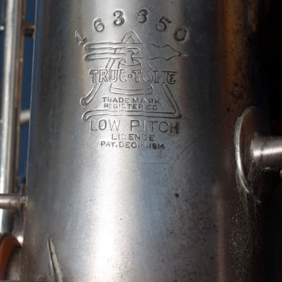 Buescher True Tone Alto Saxophone 1924 - Silver / Great Opportunity image 19