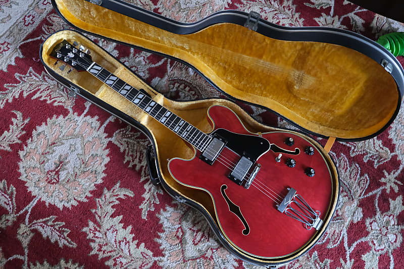 Greco ES300 SA500R 1973 - Ruby Red Hollow Body image 1