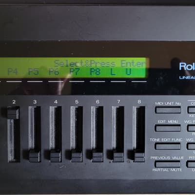 Roland PG-10 Linear Synthesizer Programmer for D-10, D-20, D-110