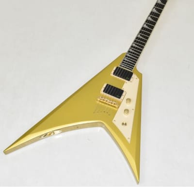ESP LTD KH-V Kirk Hammett Signature Guitar Metallic Gold ESP LTD KH-V Kirk Hammett Signature Guitar Metallic Gold