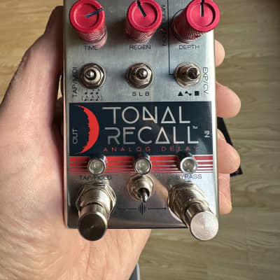 Chase Bliss Audio Tonal Recall RKM Red Knob Mod Analog Delay 2017 - 2018 - Graphic with Red Knobs for sale