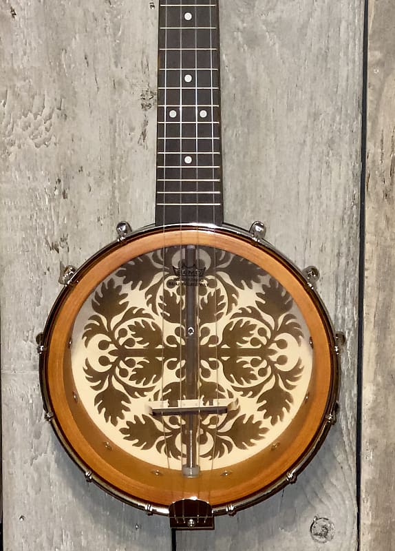 Luna 8 Inch Uke Banjolele - Tobacco Burst | Sweetwater
