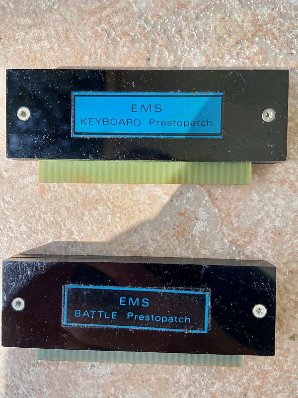 EMS Synthi Vintage Prestopatches (Keyboard + Battle) image 1