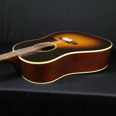 Gibson J45 50's Original Sunburst Acoustic Guitar with Pickup, Hardshell Case image 15
