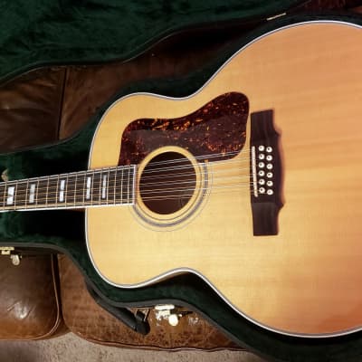 Guild USA F-412 Maple Jumbo 12-String w Guild HS Case for sale