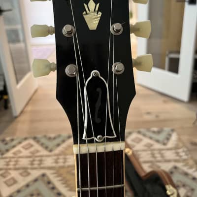 Gibson Memphis ES-335 Anchor Stud with Bigsby 2018 - Antique Ebony VOS image 4