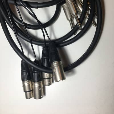 Mogami 4-Channel Xlr Snake Cable XLR 2in-2out 10ft length image 1