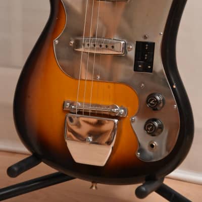 Suziki Hertiecaster – 1960s Japan Vintage Teisco Style Guitar / Gitarre image 2