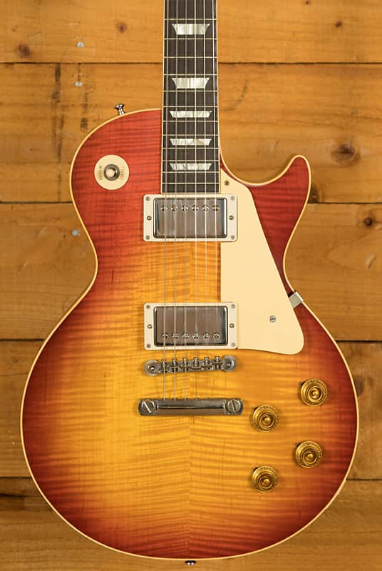 Gibson Custom 1959 Les Paul Standard Reissue HP Top | Dark Washed Cherry - VOS image 1