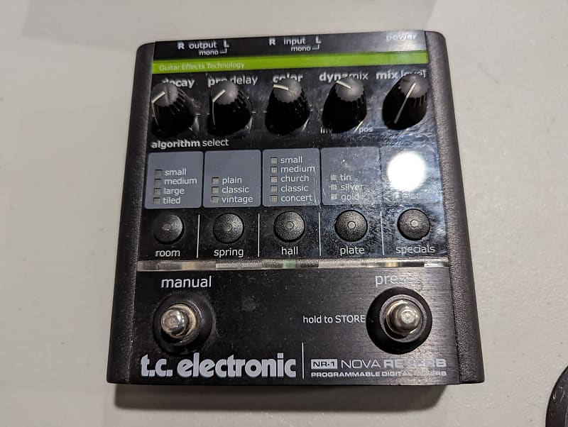 ギター t.c. electronic NR1 NOVA REVERB TC Electronic NR-1 Nova Reverb Reviews | Sweetwater
