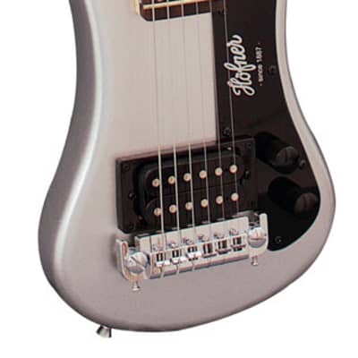 Hofner HCT Shorty Guitar - Silver HCTSHSSO for sale