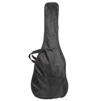 Lightning Style Electric Guitar with Power Cord/Strap/Bag/Plectrums Black & White image 6