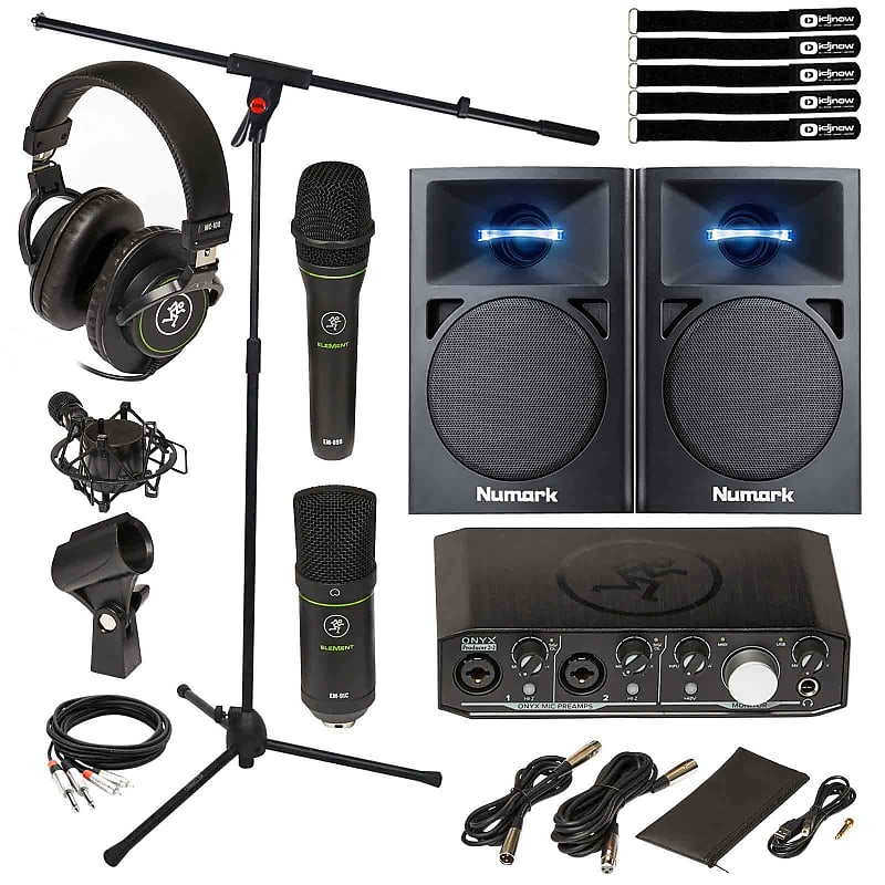Mackie Producer Bundle Audio Recording Interface w 3" | Reverb
