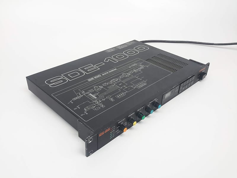 動作良好Roland SDE-1000 Digital Delay 80’s Roland SDE-1000 Digital Delay Rack Effects Processor | eBay