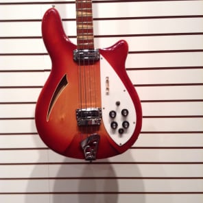 1966 Rickenbacker 4005 Bass Guitar Fireglo image 2
