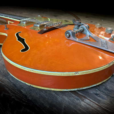 1968 Gretsch 'Chet Atkins' Nashville model in Western Orange finish image 3