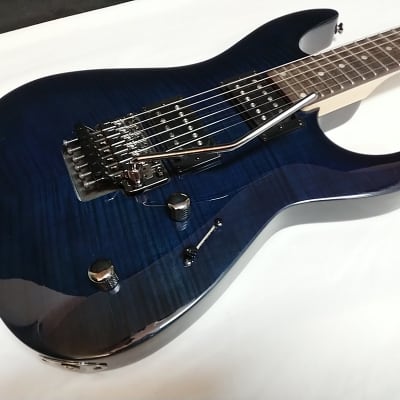 DEAN Custom 350 F Floyd electric GUITAR new Trans Blue w/ HARD CASE- C350F - Tremolo image 4