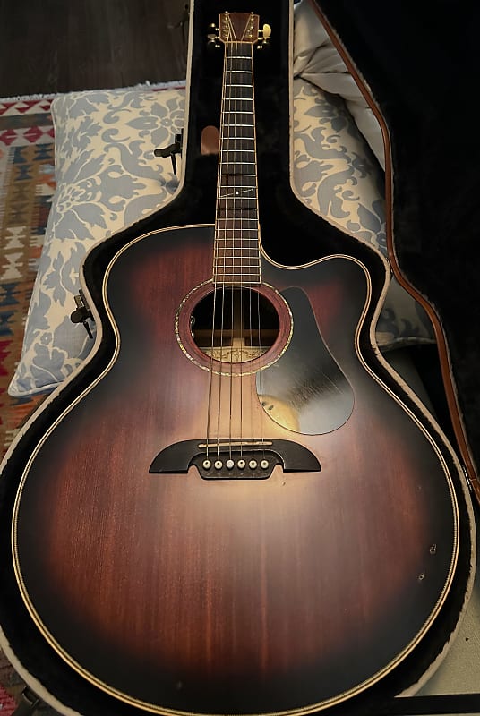 Alvarez Jumbo Acoustic PJ85SC DVS 2010 - Deep Violin Matte | Reverb