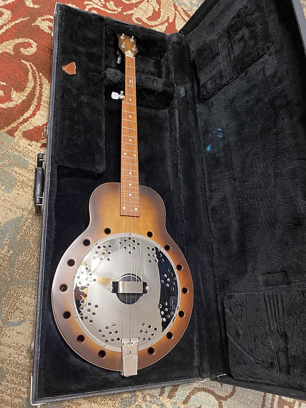 Dobro Resophonic Banjo Sunburst Reverb