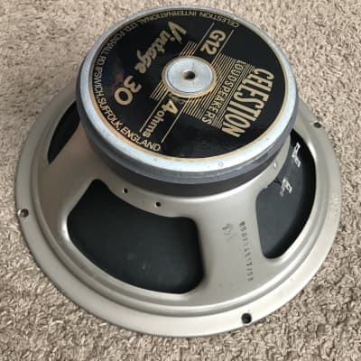 Celestion Vintage 30 v30 speaker. Made in UK/England. Rare 4