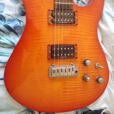 Yamaha RGX 820z Orange 2004 Electric guitar With Acoustic piezo Bridge for sale