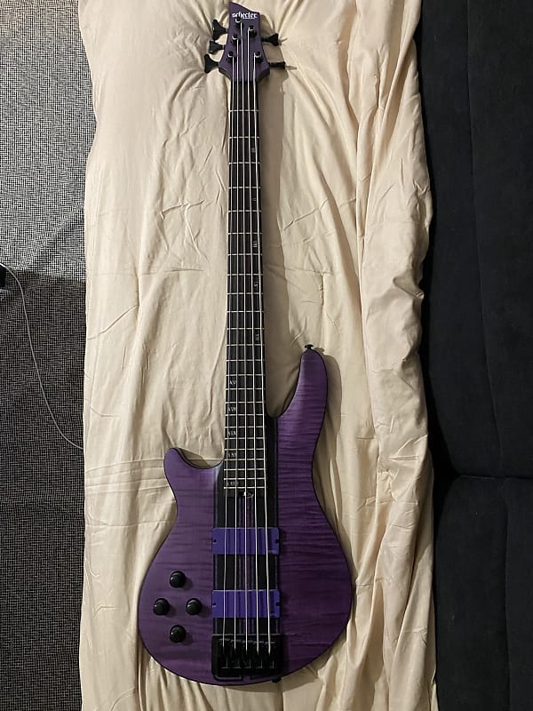 Schecter C-5 GT Left-Handed 2020s - Satin Trans Purple