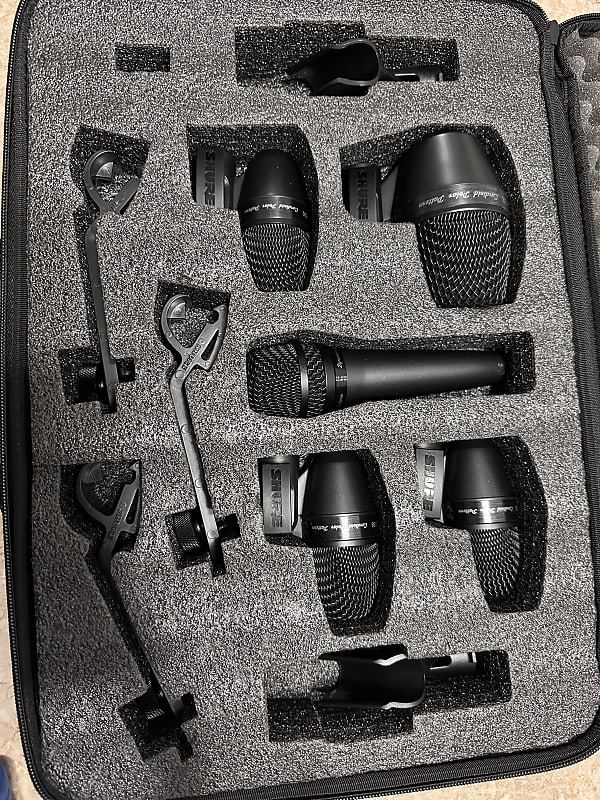 Shure Drum Mics PGADRUMKIT5 5-Piece Drum Microphone Kit | Reverb