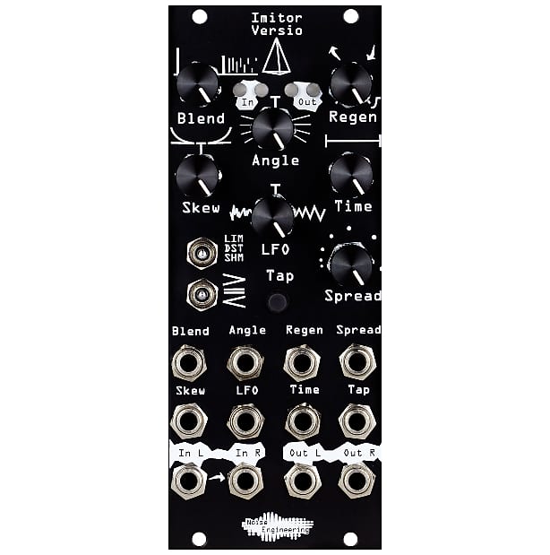 Noise Engineering Imitor Versio  -Stereo in/out 12-tap multimode delay w clock sync/tap tempo BLACK image 1