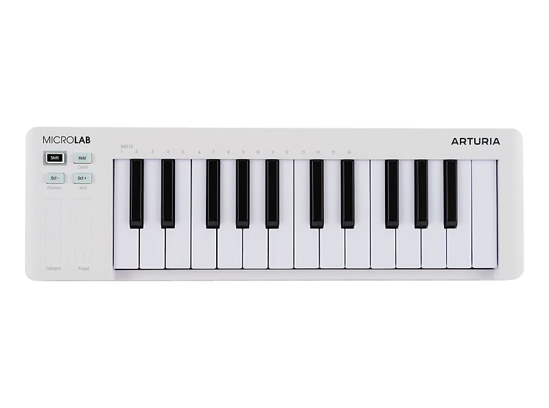 Arturia MIDI keyboard 25鍵 25鍵ベロシティ対応スリム・キーボードARTURIA MICROLAB