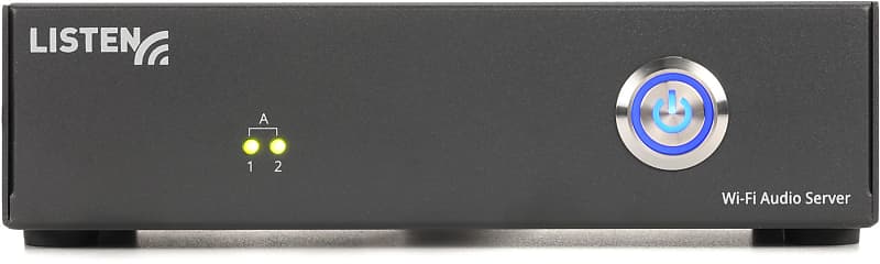 Listen Technologies ListenWIFI 2-channel Wi-Fi Audio Server (LW110-02d1)  			