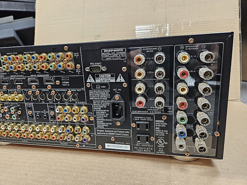 Marantz SR8002 7.1 AV Receiver Dolby TruHD, DTS HD | Tested Marantz SR8002 7.1 AV Receiver Dolby TruHD, DTS HD | Tested
