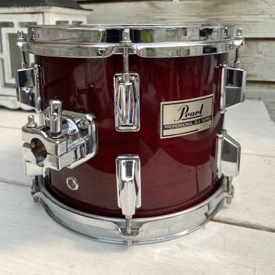 Pearl Professional DLX tom 10x8” 1983 - Wine red image 4