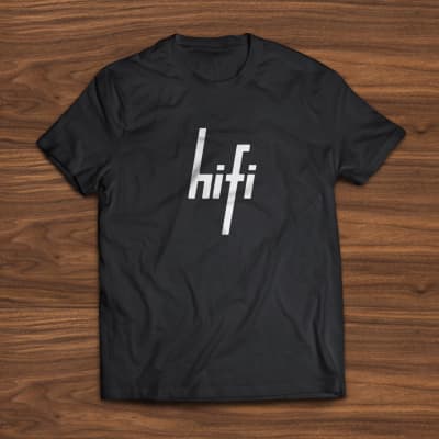 HiFi Case T-Shirt Size Medium 2020 Black / White image 1