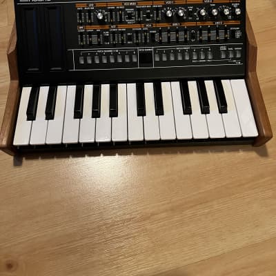 Roland JP-08 Boutique Synthesizer with K-25m Keyboard, modified with wooden ends